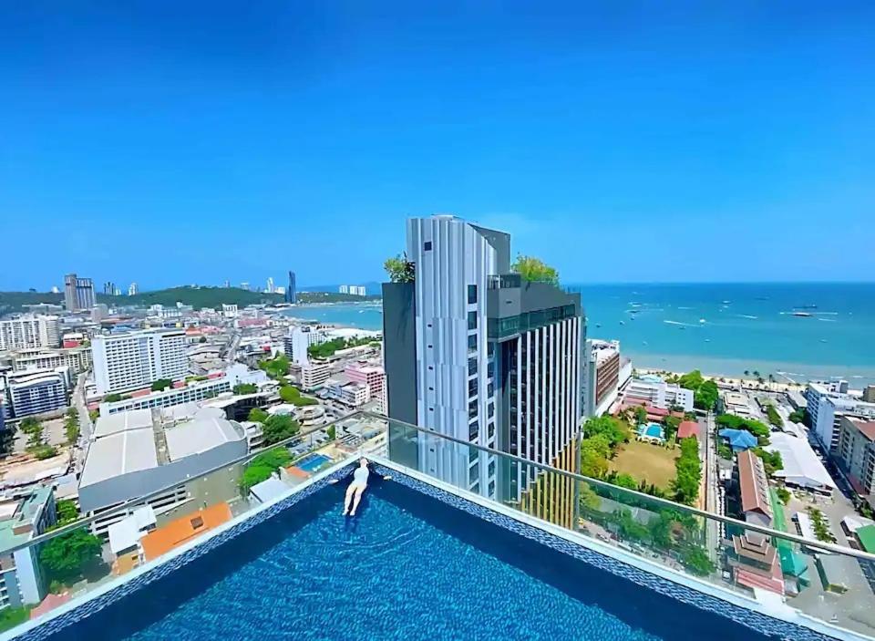 Great Location With Infinity Pool - Central Pattaya公寓 外观 照片