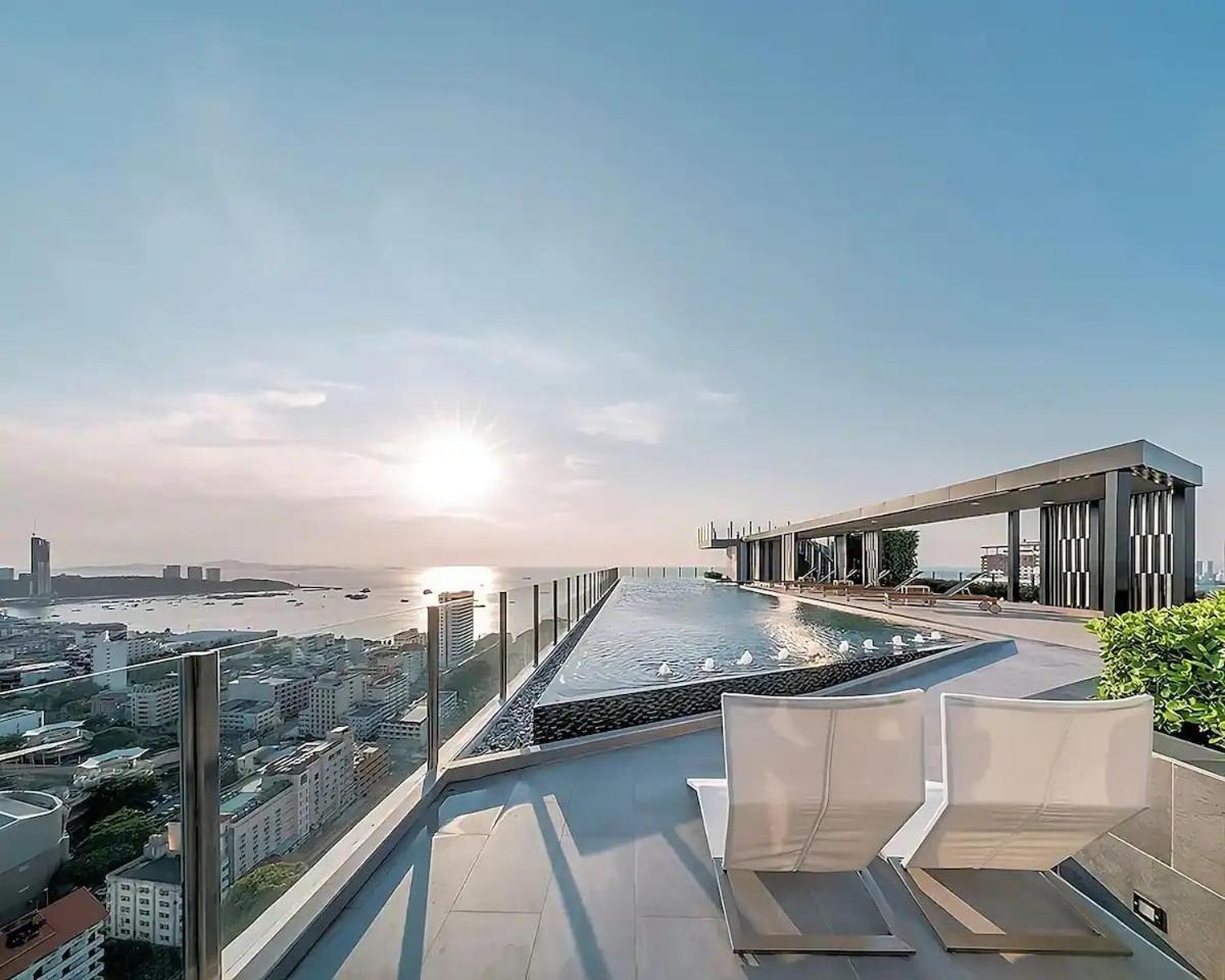 Great Location With Infinity Pool - Central Pattaya公寓 外观 照片