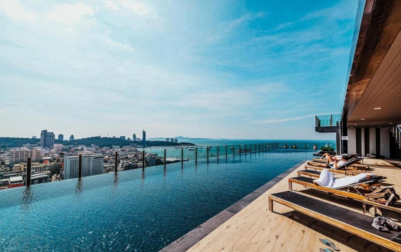 Great Location With Infinity Pool - Central Pattaya公寓 外观 照片