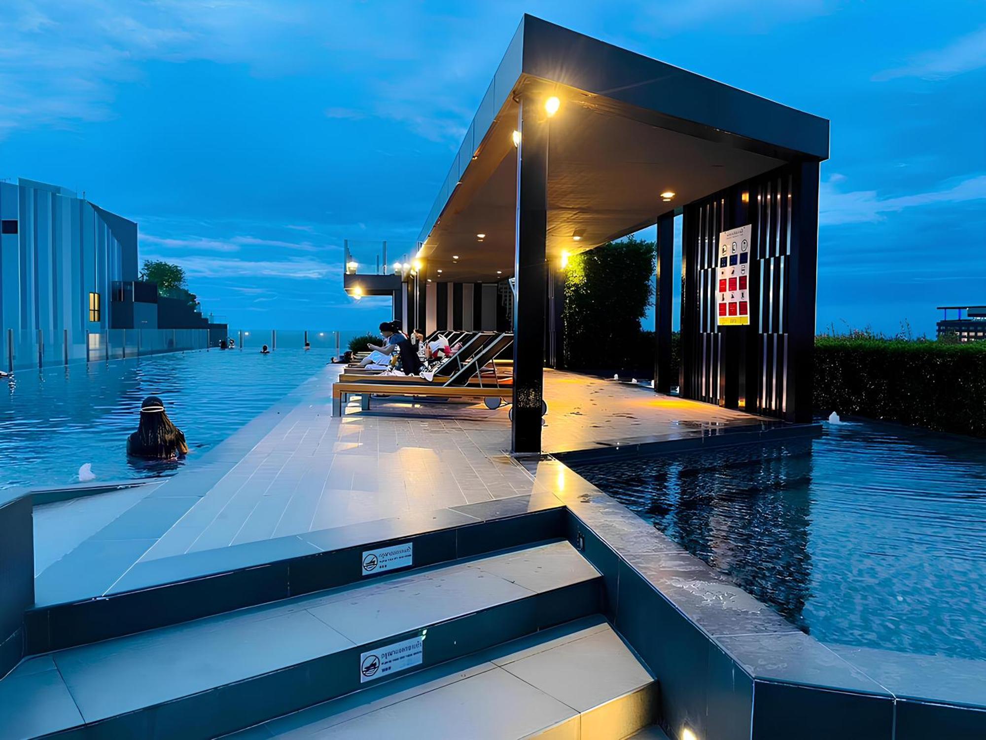 Great Location With Infinity Pool - Central Pattaya公寓 外观 照片