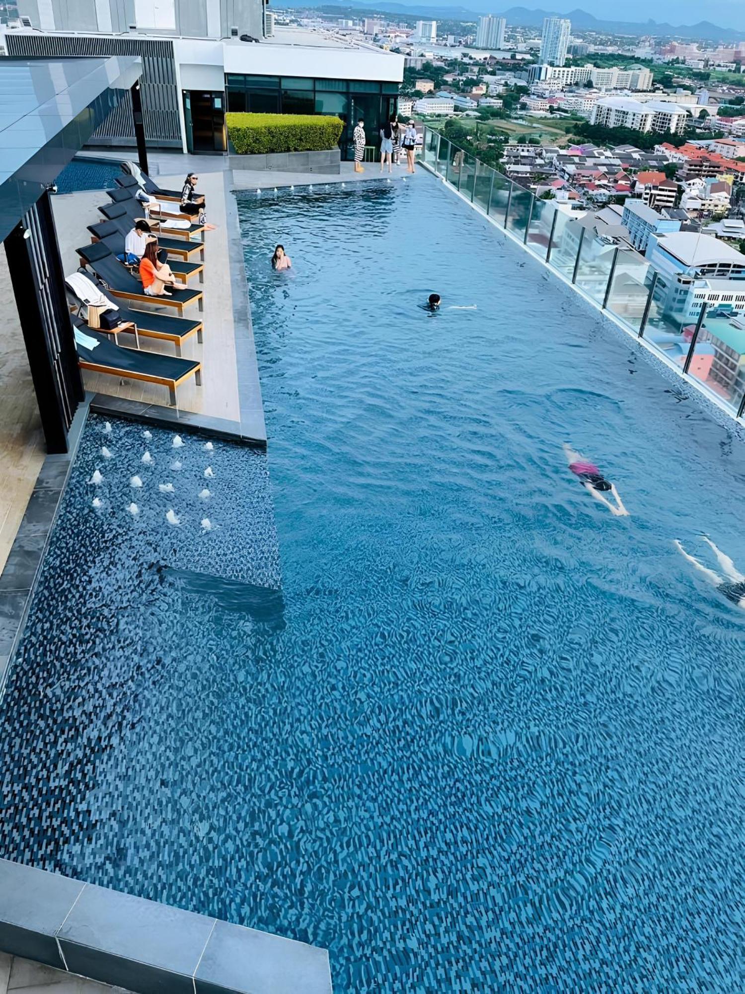 Great Location With Infinity Pool - Central Pattaya公寓 外观 照片